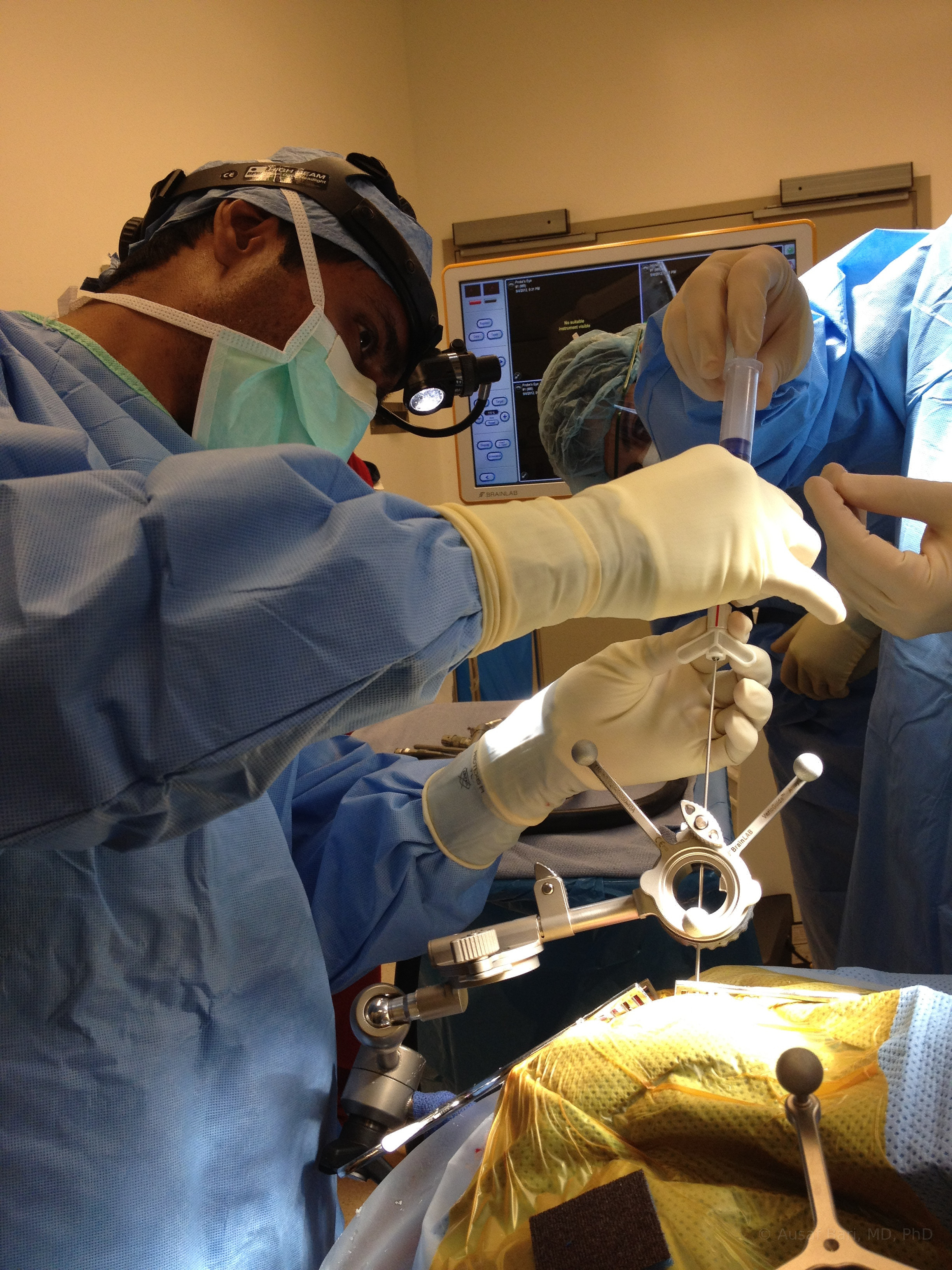 Dr. Ausaf Bari In The Operating Room